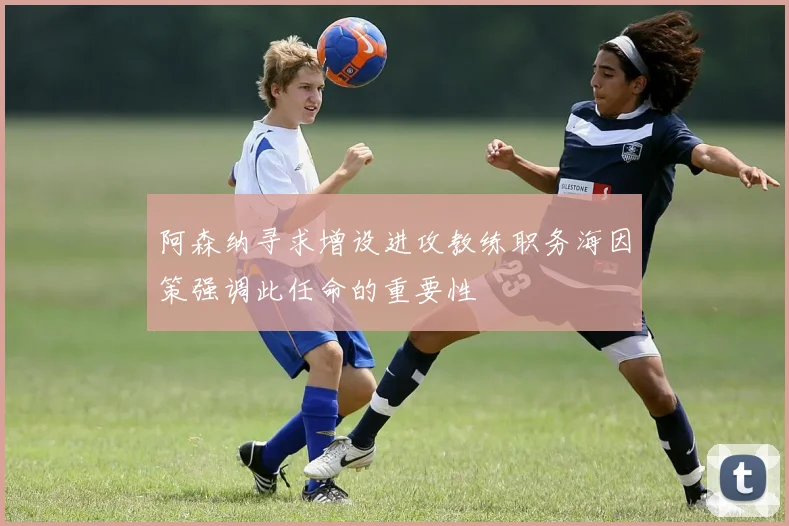 阿森纳寻求增设进攻教练职务海因策强调此任命的重要性